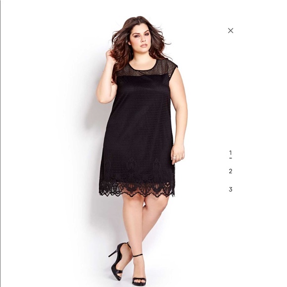 New noir lace dress
